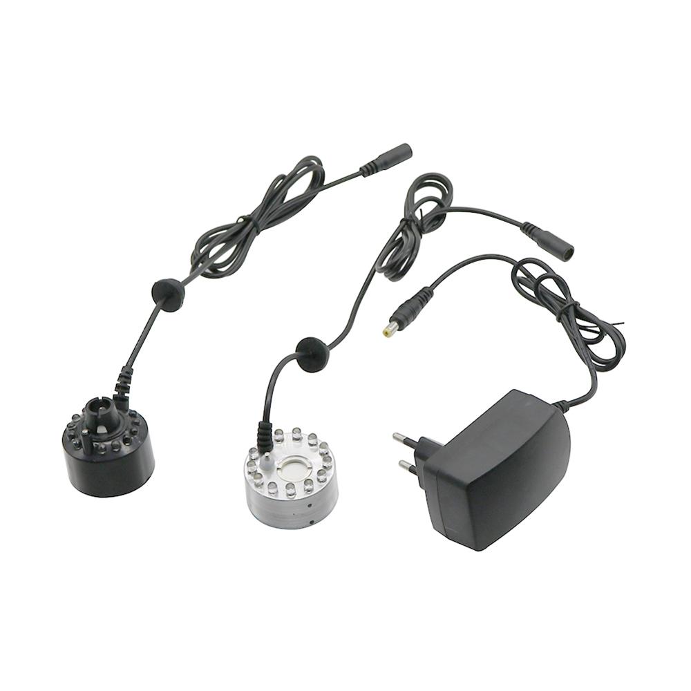 Terrarium Fogger Ultrasonic - 12 светодиодных распылителей AC100-240V с цветным